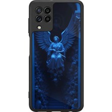 BG AKSESUAR Samsung Galaxy M32 Uyumlu Melek Tasarımlı Glossy Premium Kılıf