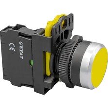 Gwest A5 - 11 22MM Yaylı Buton 1no Sarı 10 Adet