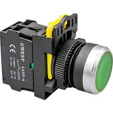 Gwest A5 - 10D Işıklı Yaylı Buton 1no Yeşil 10 Adet