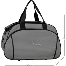 El ve Omuz Askılıklı Spor - Seyahat Çantası Gri