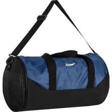 Silindir Spor Çanta El Valizi Mavi