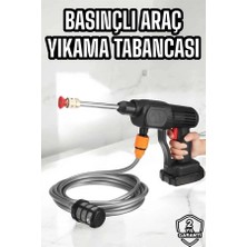 TE Dükkan Buğz Yeni Nesil Araç Yıkama Şarjlı Tabancası Basınçlı Su Hazneli - Buğz