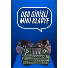 TE Dükkan Buğz Mini Klavye Gaming Pc Playstation Ledli Mouse Rgb Mouse Bluetooth USB - Buğz