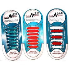 Alvo Store Buğz Renkli Silikon Ayakkabı Bağcıkları