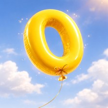 Özgün Adım O Harf Folyo Balon Altın Renk 40 Inç