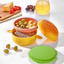 EkoAlışverişDünyam Hamburger Görünümlü Beslenme ve Saklama Kabı (1124)