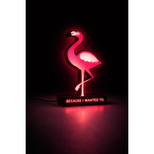 Dekor Atölye Flamingo LED Gece Lambası Dekoratif Masa Lambası Pembe Ortam Işığı Çocuk Odası Genç Odası Yatak Odası Dekoru