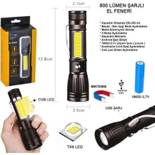 Alvo Store Buğz Uzun Menzilli El Feneri Mıknatıslı WT-602