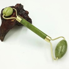 Tonkut Doğal Yeşim Taşı Çift Taraflı Face Roller ve Kalp Gua Sha Yüz Masaj Seti