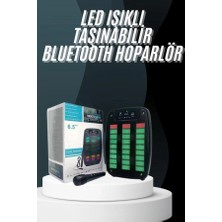 Alvo Store Buğz Bluetooth Hoparlör Taşınabilir Şarjlı Işıklı Büyük Boy Yüksek Ses Kaliteli - Buğz