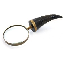 Alvo Store Buğz Boynuz Pirinç Büyüteç Model 2