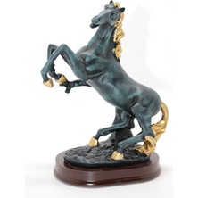 Polyester Şahlanmış At Figürü