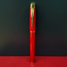 Alvo Store Buğz Metal Kırmızı Roller Kalem