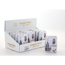 Taşlı Istanbul Tasarımı El Aynası Kalın