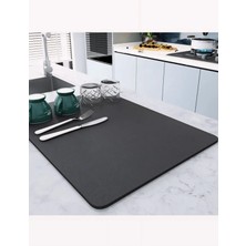 Kaymaz Tabanlı Çok Amaçlı Su Emici Sihirli Tezgah Üstü Bulaşık Yıkama Kurulama Kurutma Mat�