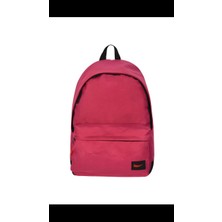 Spor Unisex Sırt Çantası Su Geçirmez Kumaş Kırmızı