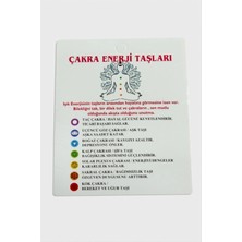 Hsc Bilişim 3'lü Çakra Enerji Taşları Bileklik Kartı