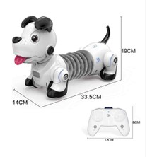 Vardem Uzaktan Kumandalı Akıllı Robot Köpek Oyuncak – Smart Dachshund Hareketli, Dokunma Sensörlü, Engelden Kaçan Çocuk Oyuncağı
