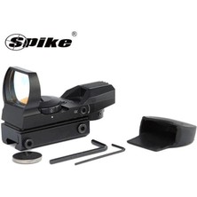 Nikula Spike 1X22X33MM Red Dot Refleks Dürbün - 4 Farklı Nişangah Tipi 11MM Ray Uyumlu