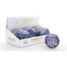 Taşlı Istanbul Tasarımı El Aynası Kalın