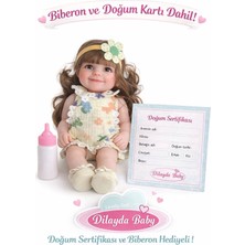 Magicway Gerçekçi Et Bebek 30CM Aksesuarlı Gerçek Bebek Hissi %100 Silikon Yumuşak Doku (Karışık Renk Gelir)