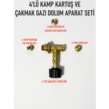 Simply Line Bütün Tip Kamp Kartuş Dolum Aparatı Piknik Tüpünden ve Çakmak Gazından Kamp Kartuşu Doldurma Aparatı