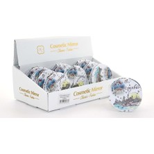 Taşlı Istanbul Tasarımı El Aynası Ince