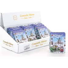 Taşlı Istanbul Tasarımı El Aynası Ince