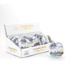 Taşlı Istanbul Tasarımı El Aynası Kalın