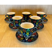 DSN Hediye Fincan Takımı-Siyah