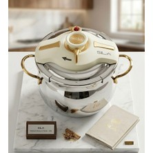 Sıla Gold 10 Litre Akıllı Kapaklı Düdüklü Tencere Tek Elle Açılan Clipso