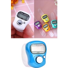 Tonkut Dijital Yüzük Zikirmatik Resetli Parmak Tipi Sayaçmatik Pratik Tesbih Sayacı Karışık Renk 1 Adet