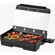 TE Dükkan Buğz Sinbo Elektrikli Izgara Cam Kapaklı