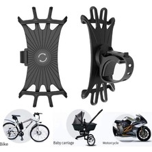 TE Dükkan Buğz Silikon Esnek Bisiklet Telefon Tutucu