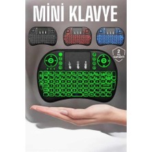 TE Dükkan Buğz Tv Uyumlu Mini Klavye Q Klavye Işıklı Tüm Cihazlara Uyumlu - Buğz