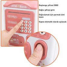 TE Dükkan Buğz Parmak Izi ve Şifreli Elektronik Atm Kumbara