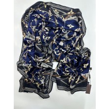 G Tema Vual Ipek Şal Halka Desen Silk Scarfs Fular Shawl Hijab