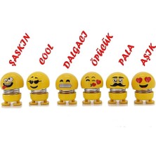 EkoAlışverişDünyam Zıp Zıp Kafalar Sevimli Kafa Sallayan Emojiler Çılgın Kafalar