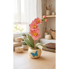 Dalia Viola Karanlıkta Parlayan Pembe Orkide