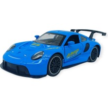 Colezium Sesli Işıklı Spor Araba 15 cm - 3291D - Mavi