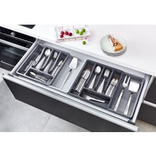 Virtustore Kayar Kaşıklık Organizeri - 3 Aşamalı Sürgülü - Sağ Sol Açılır