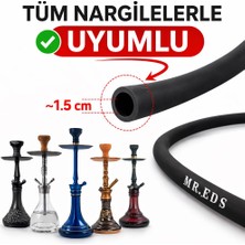 Eds Soft Silikon Nargile Marpuç 130 cm – Tüm Nargilelerle Uyumlu Esnek Marpuç – Başlıksız