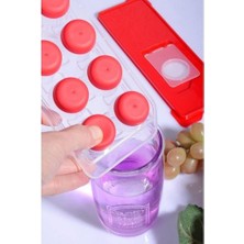 Virtustore Kapaklı Buz Kalıbı Yapışmaz - Bas Parmak Kolay Çıkar