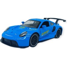 Afrodit AVM Sesli Işıklı Spor Araba 15 cm - 3291D - Mavi