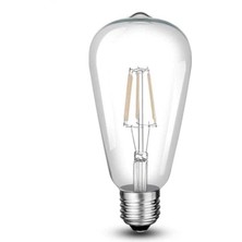 CT-4353 LED Rustik Ampul 8W Gün Işığı-5 Adet