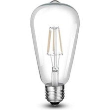CT-4353 LED Rustik Ampul 8W Gün Işığı-1 Adet