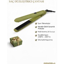 Grundig Hs 7031 Iyonik Saç Düzleştirici Biberiye Yağlı Seramik Plakalar