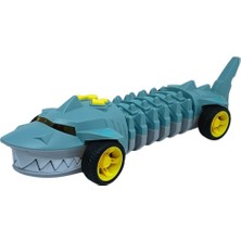 Bigelal Köpekbalığı Araba - Otomatik Hareketli Sesli Işıklı 32 cm - Gri Köpekbalığı