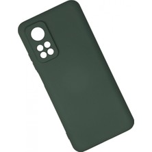 Marsilyan Xiaomi Mi 10T Kılıf Nano Içi Kadife Silikon - Koyu Yeşil