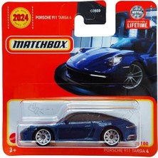 Hot Wheels Matchbox Porsche 911 Targa 4 - Dark Blue - Short Card (1/64)